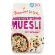 Fruit & Nut Muesli 750g Harvest Morn